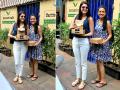 Pics: काजल अग्रवाल का स्टाइलिश लुक है बेहद आकर्षक - Hindi News | Kajal Aggarwal spotted at Farmer's Cafe in bandra, mumbai, view pics photos | Latest bollywood Photos at Lokmatnews.in