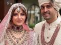 Kanika Kapoor Wedding Photos: गायिका कनिका कपूर ने कारोबारी गौतम हाथीरमानी से शादी की - Hindi News | Kanika Kapoor and Gautam get married in London See inside pics | Latest bollywood Photos at Lokmatnews.in