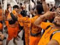 Delhi Metro Train: दिल्ली मेट्रो में एक और वीडियो वायरल, ट्रेन के अंदर नाचते ‘कांवड़ियों’ का समूह, देखें - Hindi News | Delhi Metro Train DMRC Issues Warning After Video of Kanwariyas Dancing in Delhi Metro Train Goes Viral on Social Media see | Latest weird News at Lokmatnews.in