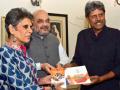 अमित शाह से मिले कपिल देव, बीजेपी ज्वाइन करने के लगाए गए कयास - Hindi News | amit shah meets kapil dev for sampark for samarthan | Latest india News at Lokmatnews.in