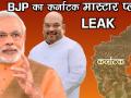 BJP Karnataka Election 2018: बीजेपी का कर्नाटक प्लान लीक, देखें वीडियो - Hindi News | BJP Karnataka Election 2018 BJP Karnataka Campaign Amit Shah Narendra Modi BS Yeddyurappa | Latest india Videos at Lokmatnews.in