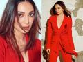 Kiara Advani Photos: रेड पैंटसूट में कियारा आडवाणी की तस्वीरें हुईं वायरल, देखें एक्ट्रेस की लेटेस्ट फोटोज - Hindi News | Kiara Advani red pantsuit photos goes viral on internet see pics | Latest bollywood Photos at Lokmatnews.in