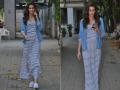 Photos: कृति सेनन फोन पर इस अंदाज में बात करती आईं नजर - Hindi News | Photos: Kriti Sanon Bold and Decent Look Spotted in bandra, Mumbai | Latest bollywood Photos at Lokmatnews.in