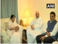 'संपर्क फॉर समर्थन' के तहत लता मंगेशकर से मिले  BJP अध्यक्ष शाह       - Hindi News | Amit Shah meets Lata Mangeshkar in Mumbai as part of party Sampark se Samarthan campaign | Latest india News at Lokmatnews.in