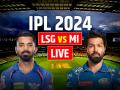 LSG vs MI Highlights: लखनऊ सुपर जायंट्स 4 विकेट से जीता - Hindi News | LSG vs MI Live Score IPL 2024 Lucknow Super Giants vs Mumbai Indians Live Match Scorecard at Ekana Sports City Lucknow | Latest cricket News at Lokmatnews.in