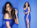 Malaika Arora Photos: ब्लू कलर की ड्रेस में मलाइका अरोड़ा का सिजलिंग अंदाज, देखें तस्वीरें - Hindi News | Malaika Arora sizzling photos in blue high slit dress see pictures | Latest bollywood Photos at Lokmatnews.in