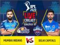MI vs DC Qualifier 1: मुंबई इंडियंस ने मारी फाइनल में एंट्री, 57 रनों से हारी दिल्ली को मिलेगा एक और मौका - Hindi News | Mumbai vs Delhi Qualifier 1 Live Cricket Score Commentary Dubai International Cricket Stadium | Latest cricket News at Lokmatnews.in