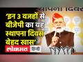 ‘इन 3 वजहों से बीजेपी का यह स्थापना दिवस बेहद खास’ - Hindi News | PM Modi addresses BJP workers on BJP Foundation Day 2022 | Latest india Videos at Lokmatnews.in