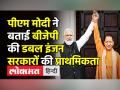 पीएम मोदी ने बताई बीजेपी की डबल इंजन सरकारों की प्राथमिकता - Hindi News | People will get benefitted from BJP's Double Engine Govt: PM Modi | Latest india Videos at Lokmatnews.in