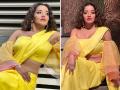 येलो साड़ी पहन बला की खूबसूरत दिखीं मोनालिसा, देखें तस्वीरें - Hindi News | Monalisa looked beautiful wearing a yellow saree see photos | Latest television Photos at Lokmatnews.in