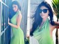 Mouni Roy shares stunning pictures in green backless dress, see pics - Hindi News | Mouni Roy shares stunning pictures in green backless dress, see pics | Latest entertainment Photos at Lokmattimes.com