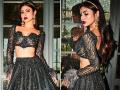 Mouni Roy looks stunning in black lehenga, see pics - Hindi News | Mouni Roy looks stunning in black lehenga, see pics | Latest entertainment Photos at Lokmattimes.com