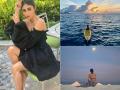 Photos: समुद्र में जमकर मस्ती कर रही है मौनी रॉय, देखें वायरल तस्वीरें - Hindi News | Mouni Roy latest vacation photos goes viral on internet see pics | Latest bollywood Photos at Lokmatnews.in