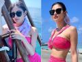 Mouni Roy Photos: पिंक मोनोकिनी में मौनी रॉय का ग्लैमरस अंदाज, वेकेशन पर दिखा स्टाइलिश लुक, देखें तस्वीरें - Hindi News | Mouni Roy Sizzling Photos in pink monokini from maldives vacation see pics | Latest bollywood Photos at Lokmatnews.in