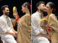 Mouni Roy got romantic with husband Suraj Nambiar on her first Karva Chauth - Hindi News | Mouni Roy got romantic with husband Suraj Nambiar on her first Karva Chauth | Latest entertainment Photos at Lokmattimes.com