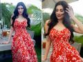 Mouni Roy Pictures : दुबईतल्या घरात मौनी रॉयनं रेड प्रिंटेड ड्रेसमध्ये केलं फोटोशूट, दिसली खूपच ग्लॅमरस - Marathi News | Mouni Roy flaunts her perfect figure in a red printed dress see pictures | Latest filmy Photos at Lokmat.com