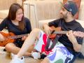 IN PICS! Neha Kakkar spends quality time with husband Rohanpreet during lockdown, shares pic - Hindi News | IN PICS! Neha Kakkar spends quality time with husband Rohanpreet during lockdown, shares pic | Latest entertainment Photos at Lokmattimes.com