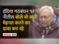 Bihar Politics:Bihar CM पद से इस्तीफे देने के बाद ‘INDIA' गठबंधन को लेकर Nitish Kumar ने कही ये बात - Hindi News | Bihar Politics: After resigning from the post of Bihar CM, Nitish Kumar said this about 'INDIA' alliance | Latest india Videos at Lokmatnews.in
