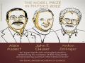 Nobel Prize 2022: एलेन एस्पेक्ट, जॉन एफ क्लॉसर, एंटोन जिलिंगर को संयुक्त रूप से मिला भौतिकी में नोबल पुरस्कार - Hindi News | Nobel Prize 2022 Nobel Prize in Physics jointly won by Alain Aspect, John F. Clauser and Anton Zeilinger | Latest india News at Lokmatnews.in