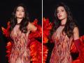 Nora Fatehi's curvy figure shines in bodycon dress, fans go wild over glamorous look - Hindi News | Nora Fatehi's curvy figure shines in bodycon dress, fans go wild over glamorous look | Latest entertainment Photos at Lokmattimes.com