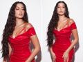 Nora Fatehi flaunts hourglass figure in stunning red bodycon dress - Hindi News | Nora Fatehi flaunts hourglass figure in stunning red bodycon dress | Latest entertainment Photos at Lokmattimes.com