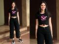 अनन्या पांडे का दिखा स्टाइलिश अंदाज, देखें खास लुक्स की स्पेशल फोटो - Hindi News | Ananya Pandey spotted at andheri | Latest bollywood Photos at Lokmatnews.in