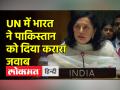 UN में भारत ने पाकिस्तान को दिया करारा जवाब - Hindi News | India gave a befitting reply to Pakistan in the UN | Latest world Videos at Lokmatnews.in