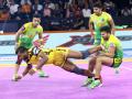 PKL 2019: पटना पाइरेट्स-तेलुगू टाइटंस को बांटने पड़े 3-3 अंक, दोनों के बीच मैच 42-42 की बराबरी पर खत्म - Hindi News | Pro Kabaddi League 2019: Telugu Titans vs Patna Pirates Match end on tie | Latest kabaddi News at Lokmatnews.in