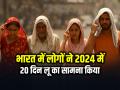 भारत में लोगों ने 2024 में 20 दिन लू का सामना किया, द लांसेट - Hindi News | People in India could face 20 days of heatwaves in 2024, The Lancet | Latest health News at Lokmatnews.in