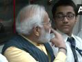 India First Underwater Metro Train: पहली अंडरवॉटर मेट्रो ट्रेन में यात्रा करते समय स्कूली छात्रों के साथ बात करते प्रधानमंत्री मोदी, देखें वीडियो - Hindi News | WATCH India First Underwater Metro Train PM Narendra Modi interacts with school students as they travel in Kolkata West Bengal see video | Latest india News at Lokmatnews.in