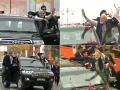 PM Modi Ayodhya Road Show: श्री राम, जय राम के नारों के बीच मोदी का रोड शो, देखें तस्वीरें - Hindi News | PM Modi Ayodhya Road Show Photos underway in Ayodhya PM Modi to inaugurate new airport see pics | Latest india Photos at Lokmatnews.in