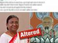 Fact Check: क्या पीएम मोदी ने राष्ट्रपति द्रौपदी मुर्मू के रंग पर की टिप्पणी? जानें वायरल वीडियो का सच - Hindi News | Fact Check Did PM Modi comment on the complexion of President Draupadi Murmu Know the truth of viral video | Latest india News at Lokmatnews.in