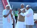 PM Modi In Gujarat: गृह राज्य गुजरात को पीएम मोदी देंगे कई तोहफा, 5950 करोड़ रुपये की कई विकास परियोजनाओं का उद्घाटन और शिलान्यास करेंगे, देखें शेयडूल - Hindi News | PM Modi In Gujarat Gujarat Governor Acharya Devvrat CM Bhupendra Patel welcome PM Narendra Modi give many gifts projects worth Rs 5950 crore see schedule | Latest business News at Lokmatnews.in
