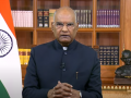 राष्ट्रपति रामनाथ कोविंद ने 75वें स्वतंत्रता दिवस की पूर्व संध्या पर राष्ट्र को संबोधित करते हुए कहा- संसद लोकतंत्र का मंदिर, वीर शहीदों को नमन - Hindi News | Independence Day 2021 President Ram Nath Kovind festival of freedom Our dream of freedom  | Latest india News at Lokmatnews.in