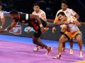 Pro Kabaddi: पुनेरी पल्टन ने लगाई जीत की हैट्रिक, रोमांचक मुकाबले में बेंगलुरु को हराया - Hindi News | Pro Kabaddi League 2018: Puneri Paltan beat Bengaluru Bulls by 27-25 | Latest other-sports News at Lokmatnews.in