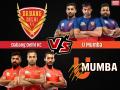 PKL 2019, Dabang Delhi vs U Mumba: रोमांचक मुकाबला टाई पर समाप्त, टॉप पर पहुंची दिल्ली - Hindi News | PKL 2019, Dabang Delhi vs U Mumba, Live Score Updates and Live Streaming | Latest kabaddi News at Lokmatnews.in