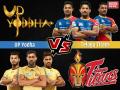 PKL 2019, UP Yoddha vs Telugu Titans: यूपी ने गंवाई हाथ आई बाजी, टाइटंस ने जीता मैच - Hindi News | PKL 2019, UP Yoddha vs Telugu Titans, Live Score Updates and live streaming: | Latest kabaddi News at Lokmatnews.in