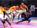 Pro Kabaddi: पुणेरी पल्टन ने तेलुगू टाइटंस को किया बाहर, मैच में बना रिकॉर्ड 103 अंक - Hindi News | Pro Kabaddi 2019: Puneri Paltan beat Telugu Titans by 53-50, both team score record 103 points | Latest kabaddi News at Lokmatnews.in