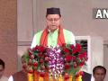 उत्तराखंडः पुष्कर सिंह धामी ने मुख्यमंत्री पद की शपथ ली, पीएम मोदी सहित कई राज्य के सीएम मौजूद, 8 मंत्री भी लिए शपथ - Hindi News | Pushkar singh dhami oath taking ceremony Chief Minister Uttarakhand Dehradun pm narendra modi 8 minister Satpal Maharaj Ganesh Joshi oath ministers  | Latest india News at Lokmatnews.in