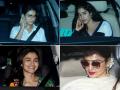 Raazi Movie Screening: सोनम कपूर की शादी के बाद बॉलीवुड सेलेब्स ने देखी राजी फिल्म - Hindi News | Raazi Movie Screening: after sonam kapoor marriage Bollywood celebrities attend raazi film special screening | Latest bollywood Photos at Lokmatnews.in