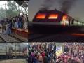 RRB NTPC Result: गया रेलवे स्टेशन पर उग्र प्रदर्शन, एक ट्रेन के 3 बोगियों में लगाई आग, जानिए क्या है पूरा मामला - Hindi News | Violent protest took place in Bihar regarding railway exam, know the whole situation | Latest india News at Lokmatnews.in