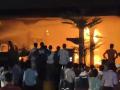राजगढ़ में पेट्रोल पंप पर भीषण आग, 12 लोग झुलसे और कई मोटरसाइकिल जलकर क्षतिग्रस्त, वीडियो - Hindi News | watch Rajgarh massive fire broke out petrol pump injuring 12 people and damaging several motorcycles see video | Latest crime News at Lokmatnews.in
