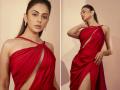 Rakul Preet Singh sizzles in red gown, sets social media on fire - Hindi News | Rakul Preet Singh sizzles in red gown, sets social media on fire | Latest entertainment Photos at Lokmattimes.com