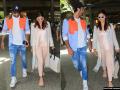 एयरपोर्ट पर रणबीर कपूर और आलिया भट्ट हुए स्पॉट, देखें क्यूट Pics - Hindi News | Photos: Ranbir Kapoor With Alia Bhatt Snapped at airport | Latest bollywood Photos at Lokmatnews.in