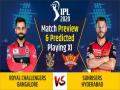 IPL 2020, RCB vs SRH, Match Preview & Dream11: प्लेऑफ की दहलीज पर आरसीबी, जानिए क्या हो सकती है संभावित टीम - Hindi News | IPL 2020, Royal Challengers Bangalore vs Sunrisers Hyderabad, Match Preview & Dream11: | Latest cricket News at Lokmatnews.in
