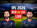 RCB vs LSG Highlights: रॉयल चैलेंजर्स बेंगलुरु की 5 विकेट से जीत - Hindi News | RCB vs LSG Live Score Ipl 2026 Royal Challengers Bengaluru vs Lucknow Super Giants Live Match at M Chinnaswamy Stadium | Latest cricket News at Lokmatnews.in