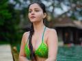 Rubina Dilaik looks sizzling in green swimwear, see pics - Hindi News | Rubina Dilaik looks sizzling in green swimwear, see pics | Latest entertainment Photos at Lokmattimes.com