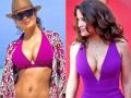 OMG! सलमा हायेकने फोटोमध्ये चक्क दाखवले क्लीव्हेज - Marathi News | Salma Hayek 54 continues to Flaunt Cleavage in Swimsuit | Latest filmy Photos at Lokmat.com