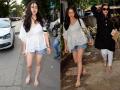Pics: मॉम अमृता सिंह के साथ सैलून के बाहर स्पॉट हुईं सारा अली खान - Hindi News | In Pics: Sara Ali Khan spotted with her mother Amrita Singh at kromakay salon Juhu in mumbai | Latest bollywood Photos at Lokmatnews.in