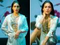 Sara Ali Khan Pics: शिमरी व्हाईट आउटफिटमध्ये सारा अली खानने दिल्या स्टनिंग पोझ, पाहा फोटो - Marathi News | Sara Ali Khan look glamorous in white dress raises the temperature on internet | Latest filmy Photos at Lokmat.com